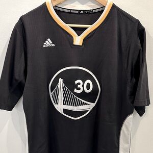 Stephen Curry Golden State Warriors Adidas Swingman Sleeved Jersey – Size L